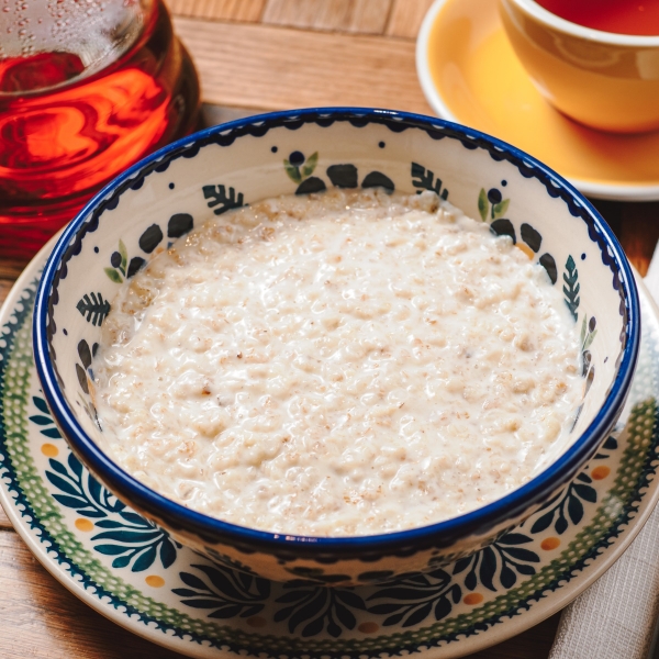 Каша овсяная на молоке