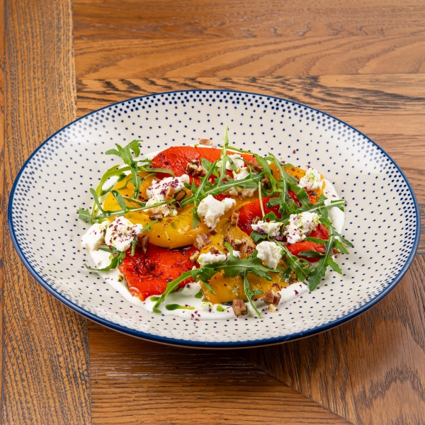 Печеные перцы с трюфельным соусом