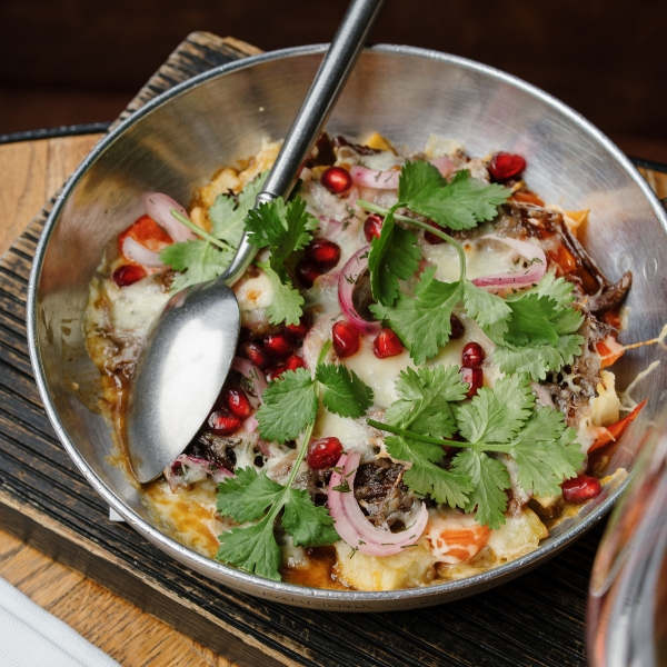 Томленая баранина с баклажаном