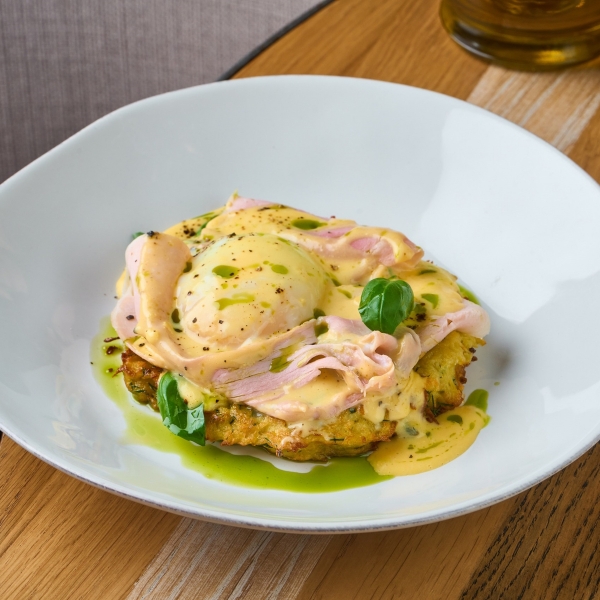 Хашбраун с тамбовским окороком