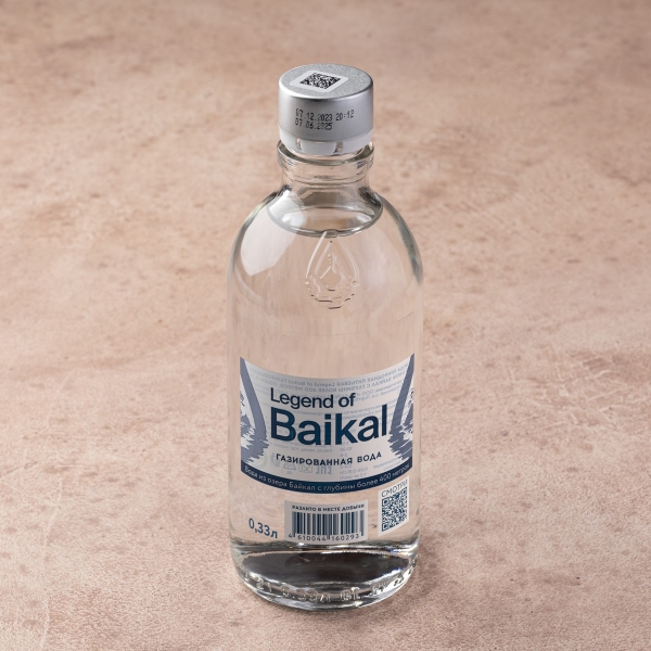Вода Легенда Байкала газированная