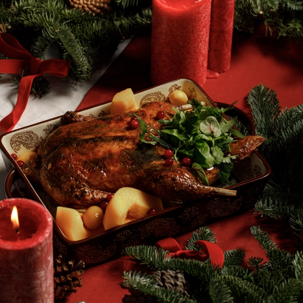 Утка с айвой и кумкватом