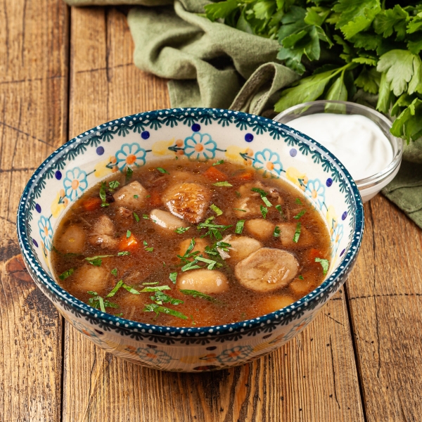 Суп из белых грибов