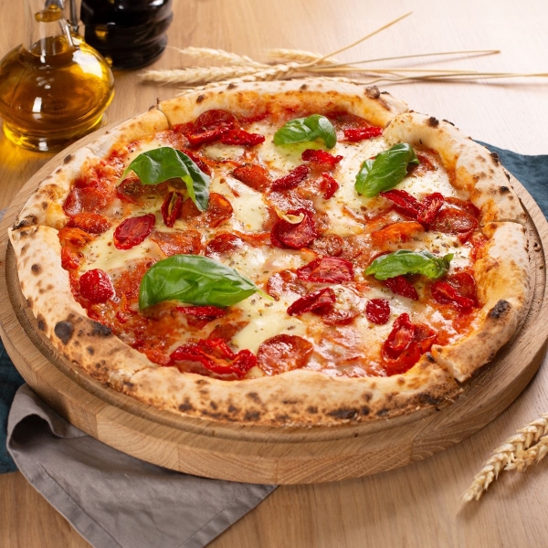 С Чоризо и домашним сыром