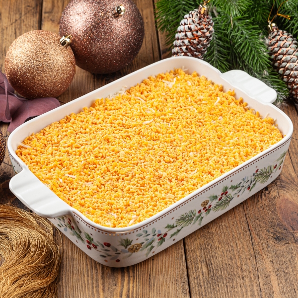 Мимоза с лососем