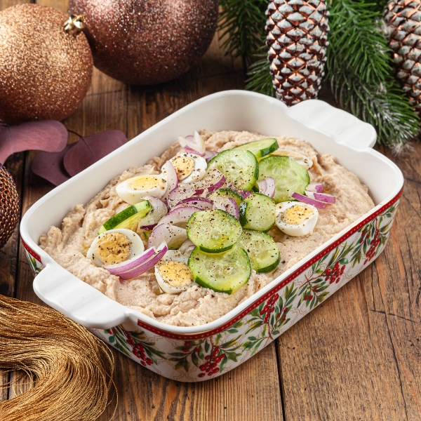 Форшмак с перепелиным яйцом