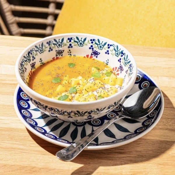 Овсяная каша с кокосовым молоком и манго