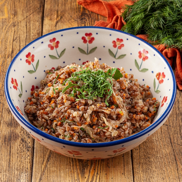 Гречка с капустой