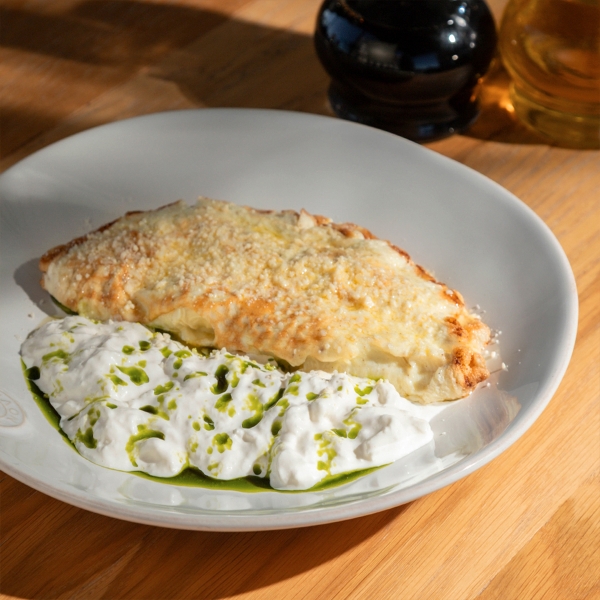 Омлет с Камамбером и Страчателлой