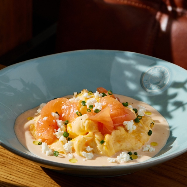 Омлет с лососем и Рикоттой