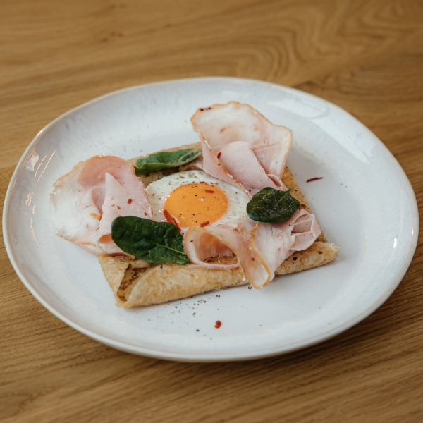 Блин-галета с тамбовским окороком