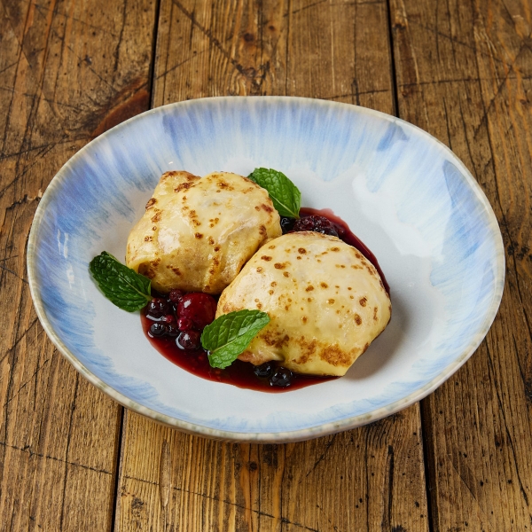 Блины с уткой и Рикоттой