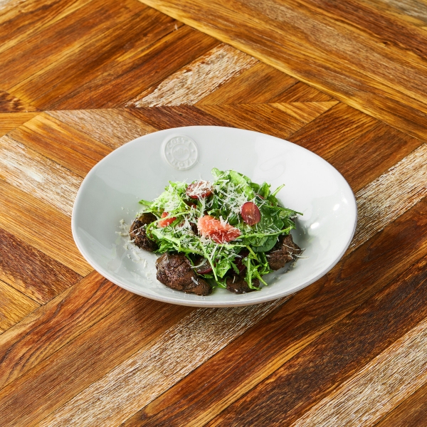 Салат с куриной печенью