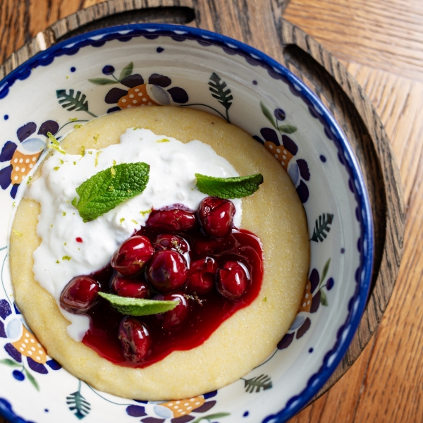 Полента со Страчателлой