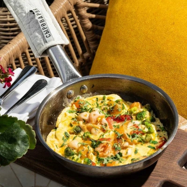 Фриттата с морепродуктами