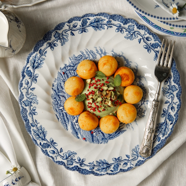 Рикоттники с фисташковым кремом